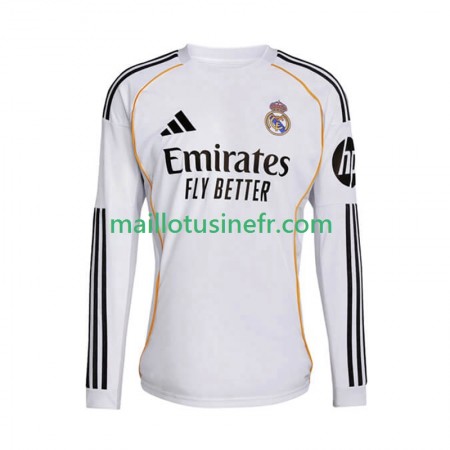 Maillot de Foot Real Madrid Domicile 2025-26 Manches Longues Maillot de Foot Real Madrid Domicile 2025-26 Manches Longues